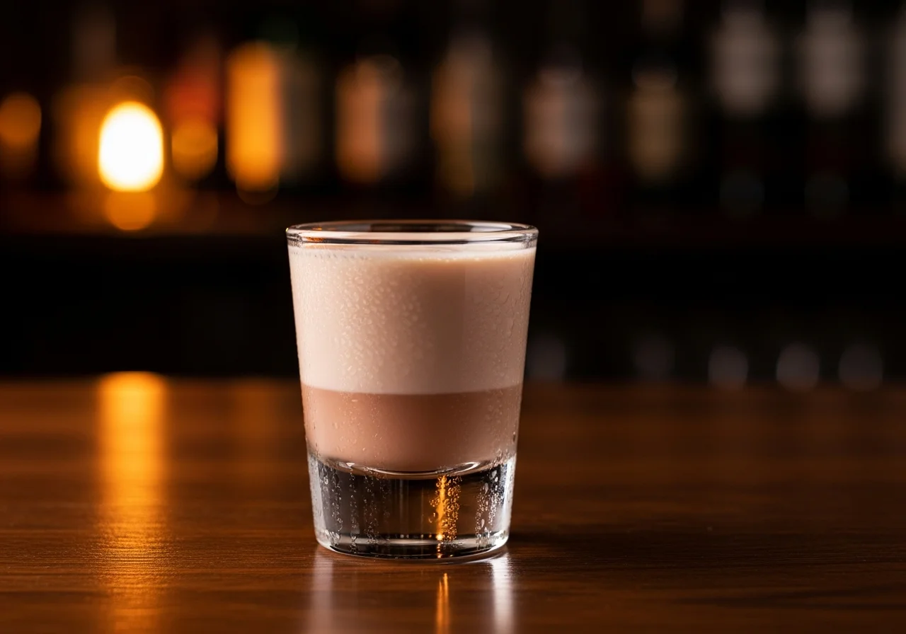 Nyponshot - Likör cocktail recept