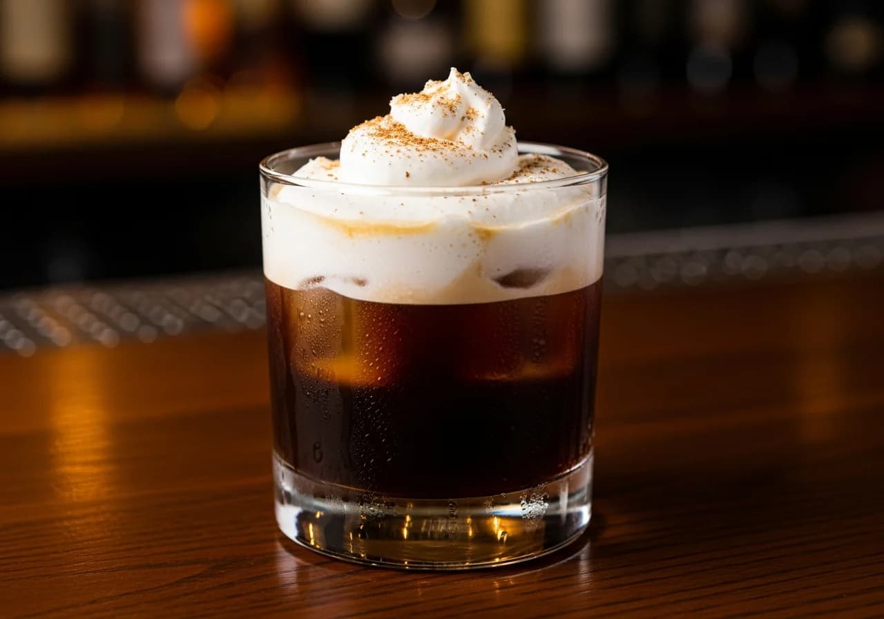 Spanish Coffee - Likör cocktail recept