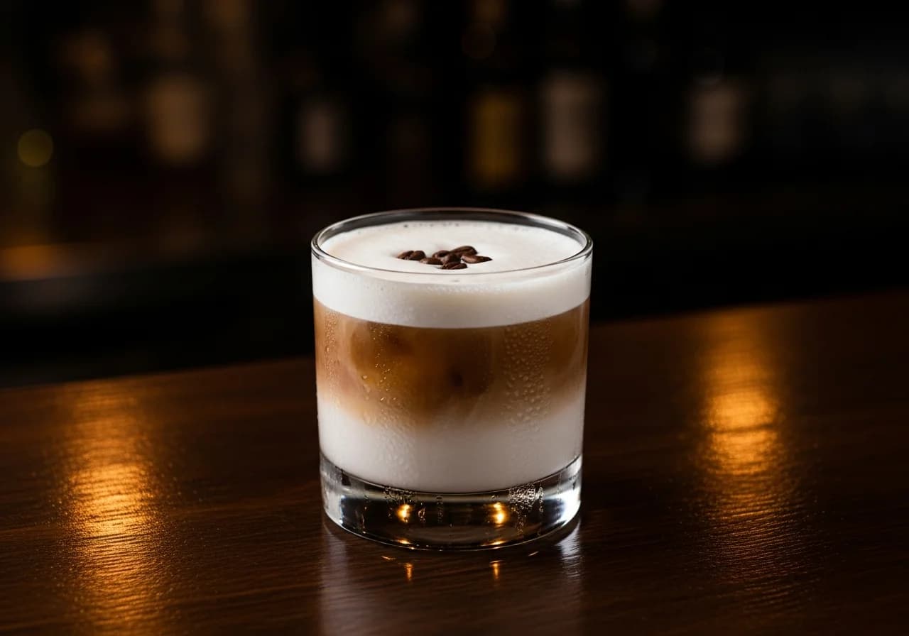 White Russian - Likör cocktail recept