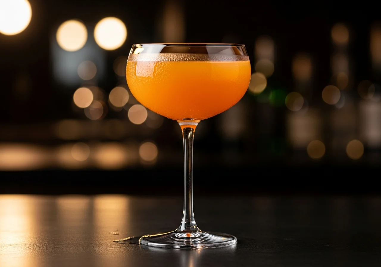 Amaretto Sunrise - Likör cocktail recept