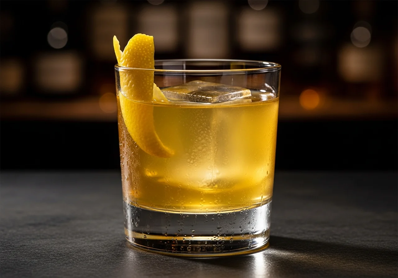 Gold Rush - klassiskt whiskydrinkar med bourbon whiskey, citronjuice, honung